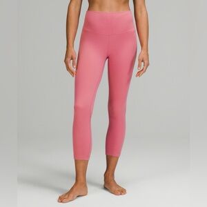 NWT Lululemon Align Crop 21” Pink Blossom Size 6